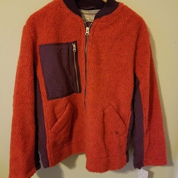 Free People Rivington Colorblock Sherpa Jacket - Picture 5 of 16